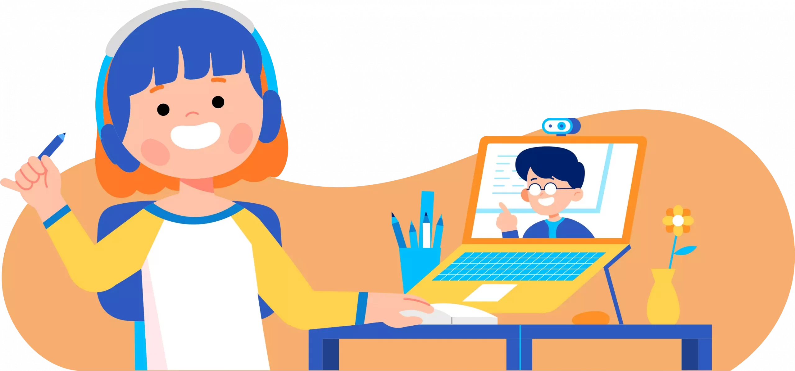 Kids learning coding